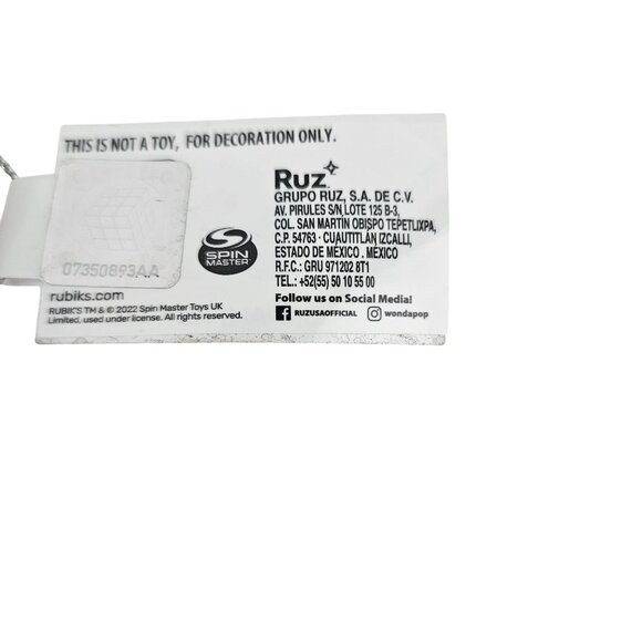 Mr Potato Head Eggo Rubiks Cube Christmas Ornament Set of 4 Retro Hanging Loops - Picture 11 of 11